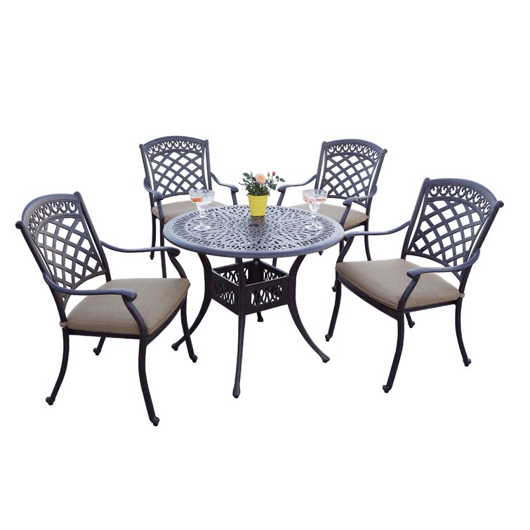 Wayfair 5 piece outdoor dining set new arrivals